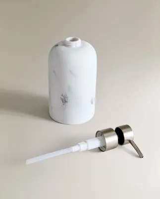 Zara Home дозатор для жидкого мыла, мрамор, серый