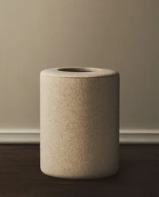 Zara Home ведро для мусора, смола, бежевый