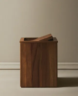 Zara Home ведро для мусора, дерево, светло-бежевый · 8510/743