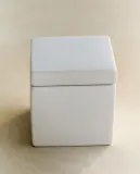 Zara Home коробка для хранения, фаянс, белый — фото 1