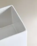 Zara Home коробка для хранения, фаянс, белый — фото 3