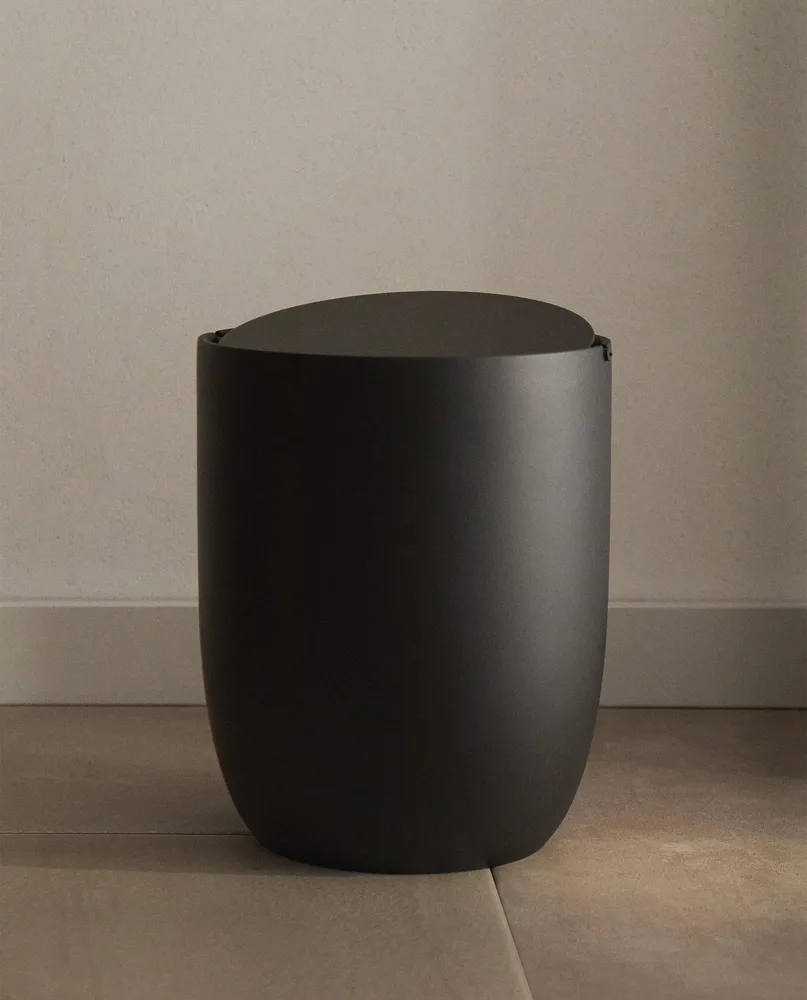 Zara Home ведро для мусора, смола, чёрный · 7531/743