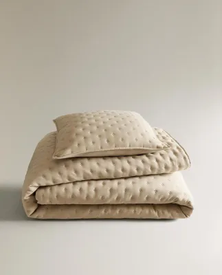 Zara Home покрывало из полиэстера, голубой