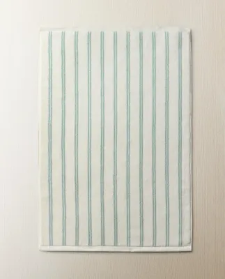Zara Home коврик для ванной из хлопка, экрю, в полоску, 60x90 см