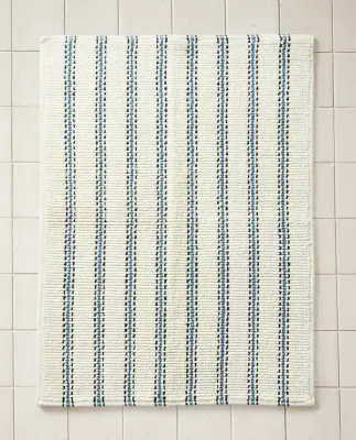 Zara Home коврик для ванной из хлопка, в полоску, 50x80 см