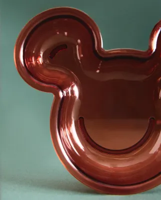 Zara Home миска из пластика, цвет синий, 17 см