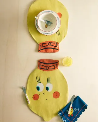 Zara Home тарелка из нержавеющей стали, цвет разноцветный, 50 см · 9610/023