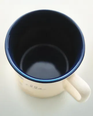Zara Home кружка из каменной керамики, цвет разноцветный, 12.6 см