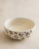 Zara Home миска из каменной керамики, цвет разноцветный, 14 см — фото 1