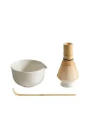 Zara Home набор для приготовления матчи из каменной керамики, цвет кремовый, 10.9 см — фото 6