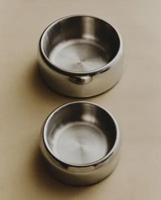 Zara Home миска из нержавеющей стали, цвет серебристый, 15 см