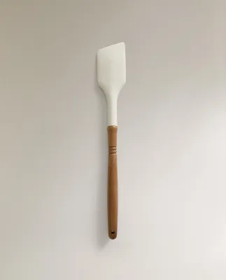 Zara Home кулинарная лопатка из дерева, цвет кремовый