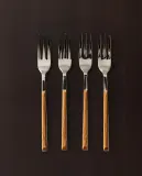Zara Home набор столовых приборов из нержавеющей стали, цвет коричневый, 16.5 см — фото 1