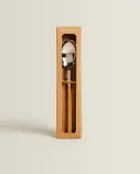 Zara Home набор столовых приборов из нержавеющей стали, цвет коричневый, 21 см · 2210/300 — фото 8