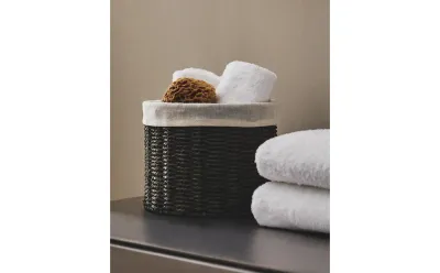 Zara Home Корзина из нержавеющей стали, цвет коричневый, 25 см