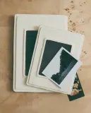 Zara Home Фоторамка из плетёной бумаги, цвет бежевый, 20 см — фото 1