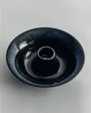Zara Home Подсвечник из керамики, цвет синий, 13.5 см — фото 1