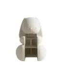Zara Home Декоративная фигурка из керамики, цвет серый, 12 см — фото 7