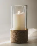 Zara Home Подсвечник из стекла, цвет прозрачный, 28 см — фото 1