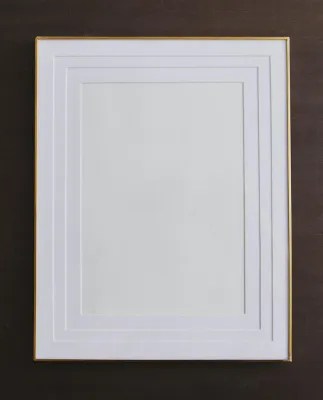 Zara Home Фоторамка из плетёной бумаги, цвет золотой, 21.4 см