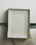 Zara Home Фоторамка из стекла, цвет серебристый, 26 см — фото 1