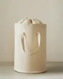 Zara Home Корзина из хлопка, цвет бежевый, 47 см — фото 1