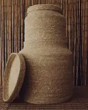 Zara Home Корзина из морской травы, цвет бежевый, 34 см — фото 1