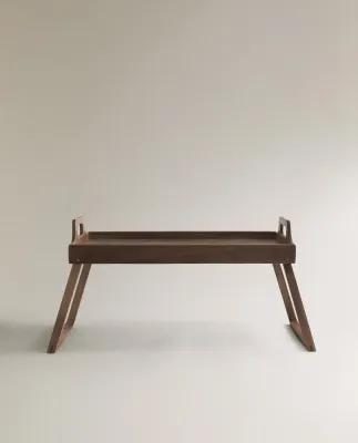 Zara Home Поднос из дерева, цвет бежевый, 52 см