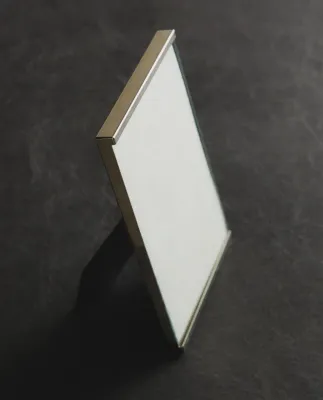 Zara Home Фоторамка из стекла, цвет серебристый, 15.5 см