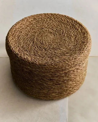 Zara Home Корзина из морской травы, цвет бежевый, 18 см · 6353/049