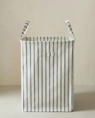 Zara Home Корзина из хлопка, цвет синий, 58 см