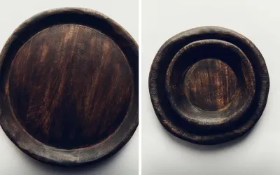 Zara Home Поднос из дерева, 17.5 см