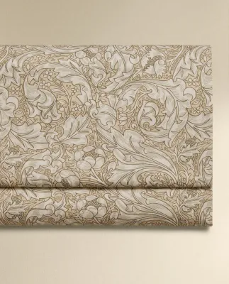 Простыня Zara Home сатин, хлопок 100%, с цветочным принтом, 5179/089