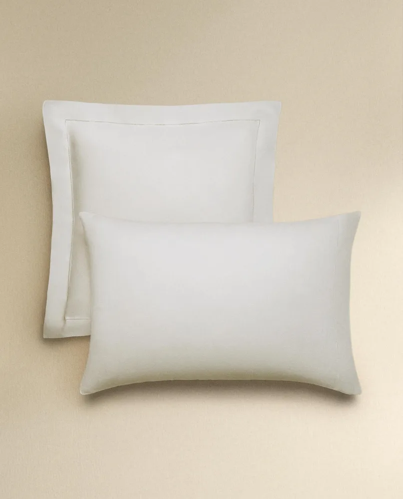 Наволочка Zara Home хлопок, лён 100%, однотонный, 6116/091