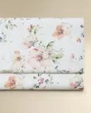 Простыня Zara Home сатин, хлопок 100%, с цветочным принтом, 6156/089 — фото 1