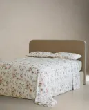 Простыня Zara Home сатин, хлопок 100%, с цветочным принтом, 6156/089 — фото 5