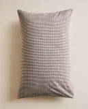 Наволочка Zara Home, хлопок 50%, тенсель 50%, в клетку, 2634/091 · арт. 2634/091 — фото 1