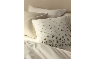 Наволочка Zara Home перкаль, хлопок 100%, однотонный, 7117/091