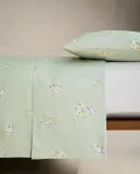 Простыня Zara Home сатин, хлопок 100%, с цветочным принтом, 7110/089 — фото 4