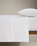 Простыня Zara Home хлопок, лён 100%, однотонный, 5190/089 — фото 6