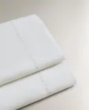 Простыня Zara Home хлопок, лён 100%, однотонный, 5190/089 — фото 8