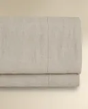 Простыня Zara Home хлопок, лён 100%, однотонный, 6150/089 · арт. 6150/089 — фото 6