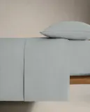 Простыня Zara Home хлопок, лён 100%, однотонный, 3110/089 · арт. 3110/089 — фото 5