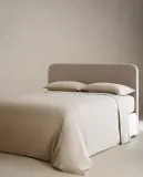 Простыня Zara Home хлопок, лён 100%, однотонный, 7180/089 — фото 4