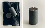 Декоративная свеча Zara Home, 7х7.3х7.3 см, бумага, 6339/065 — фото 1