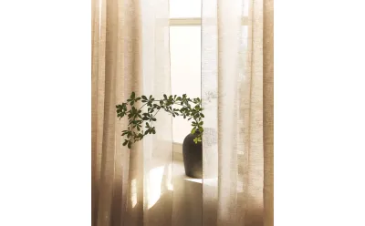 Штора Zara Home, 140х270 см, бежевый, 1305/032