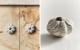 Мебельная ручка Zara Home, 3х3х5 см, керамика, 2 шт., 3399/555 — фото 1