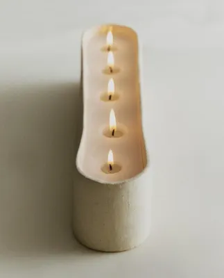 Декоративная свеча Zara Home, 8х30х7 см, керамика, 2391/065