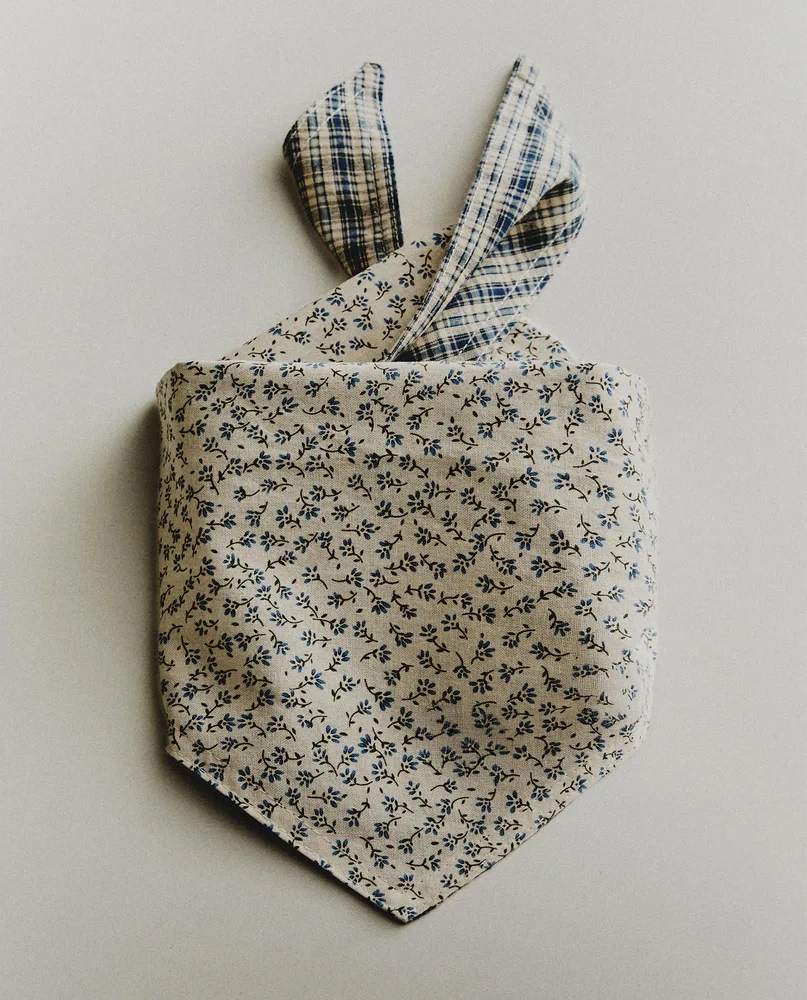 Бандана для питомца Zara Home, хлопок, синий, 1379/149