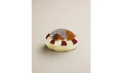 Заколка для волос Zara Home, акрил, коричневый, 5632/722